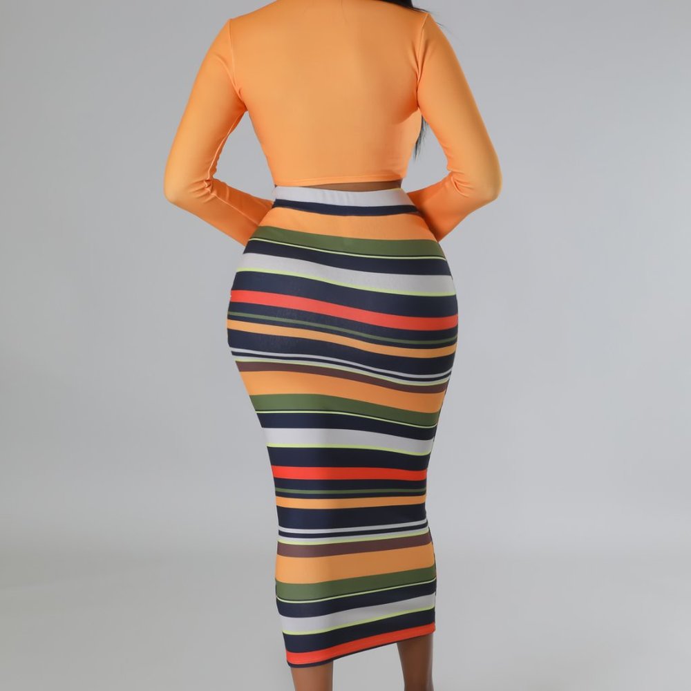 Fal Multi-Color Skirt Set - Picture 4 of 4